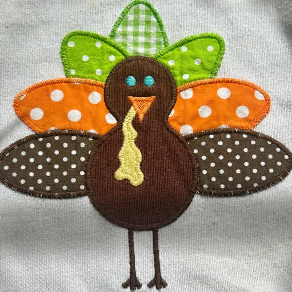 #21 - Kelly's Kids Turkey Shirt - Size 4/5 - Picture 2 of 4